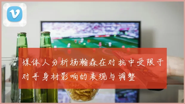 媒体人分析杨瀚森在对抗中受限于对手身材影响的表现与调整